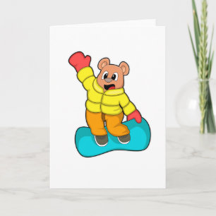 Cartão Bear at Snowboard Sports