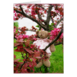 Cartão Bear Blossomas