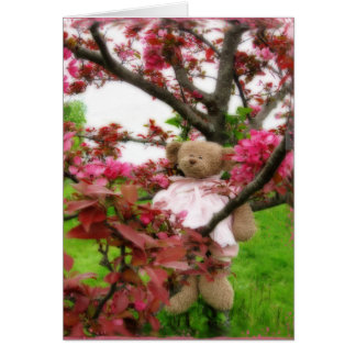 Cartão Bear Blossomas