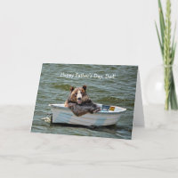 Bear in Dinghy Father's Day