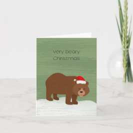 Cartão Beary Christmas