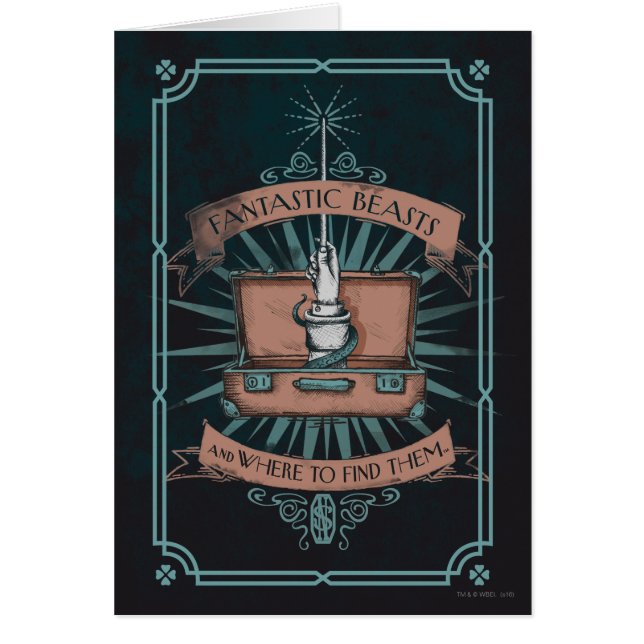 CARTÃO BEASTAS FANTÁSTICOS E ONDE ENCONTRÁ-LOS? (Frente)