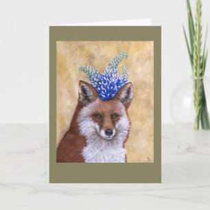 Cartão Beatrice the fox card