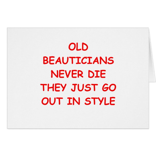 Cartão BEAUTician (Frente Horizontal)