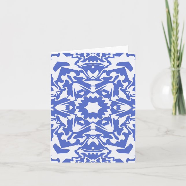 Cartão Beautiful en Bleu.... (Frente)