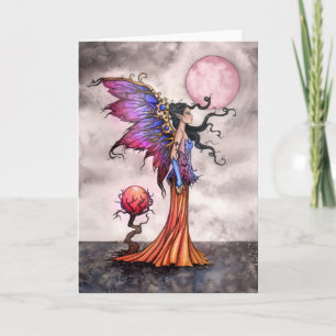 Cartão Beautiful Fairy Fantasy Art Greeting Card