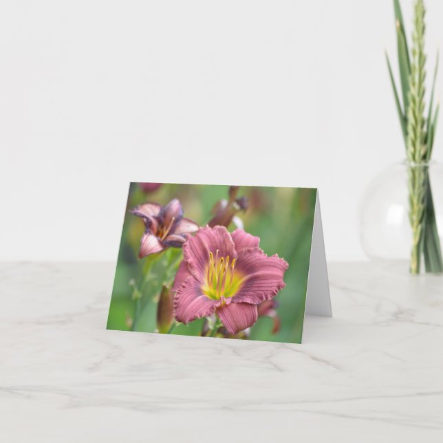 Cartão Beautiful Flower Notecard (Frente)
