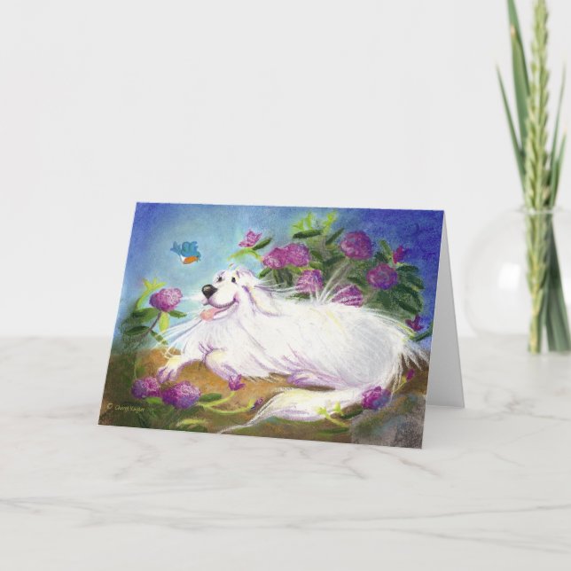Cartão Beautiful Pyrenees / Blank Greeting Card (Frente)