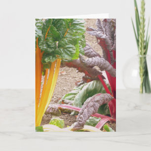 Cartão Beautiful Vegetables Greeting Card