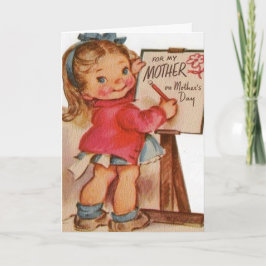 Cartão Beautiful Vintage Marjorie Cooper Mother's Day