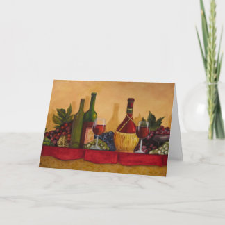 Cartão Beautiful Wine Art Card