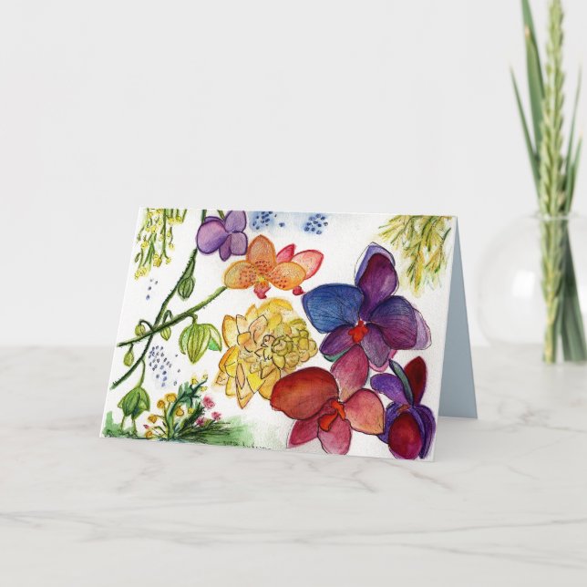 Cartão Beauty Flower all purpose card (Frente)