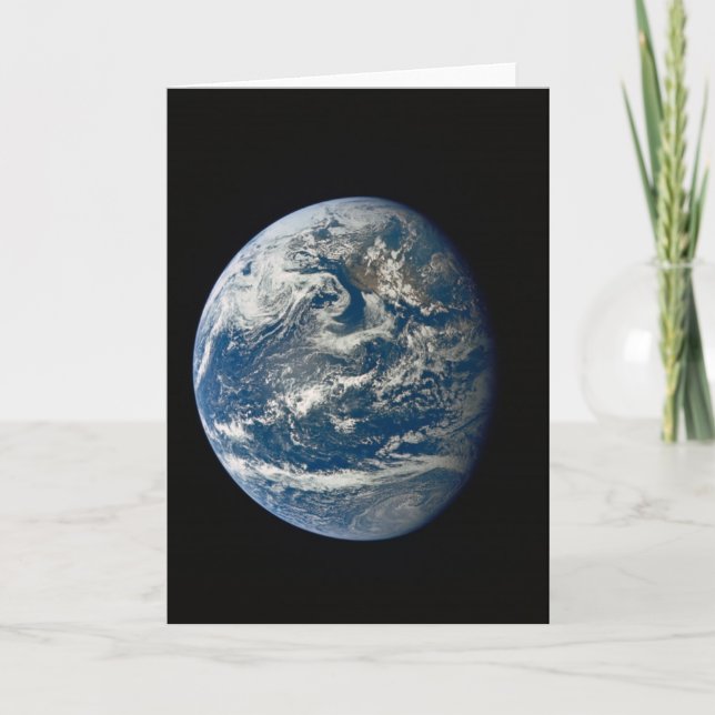 Cartão Beauty of Earth from Space (Frente)