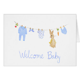 Cartão bebê bem-vindo
