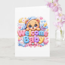 Bebê Bem-vindo Urso Teddy Kawaii Fofo Rosa Pastel
