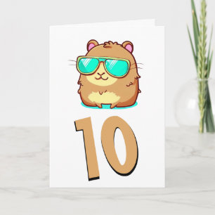 Cartão Bebê chibi dragão verde