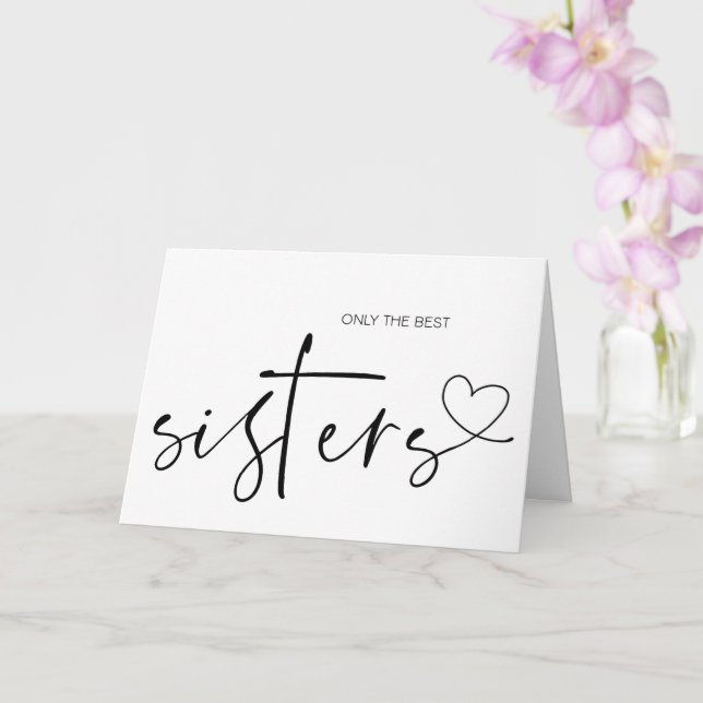 Cartão Bebê De Gravidez Presente Para Minha Irmã Nova Tia (Orquídea)