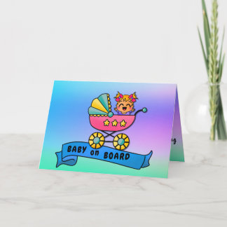 Cartão Bebê em Parabéns de Conselho para Nascimento das R