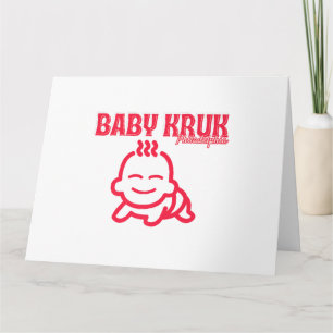 Cartão Bebê Engraçado Kruk Philadelphia Premium