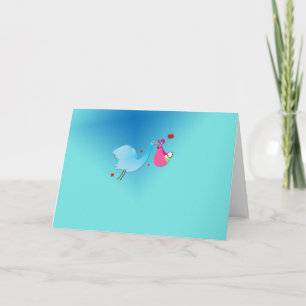 Cartão Bebê está vindo