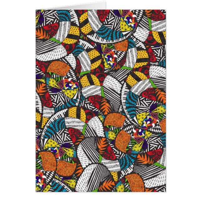 Cartão Bebê jazzístico de Ooh (Frente)