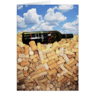 Cartão Bebedores do vinho