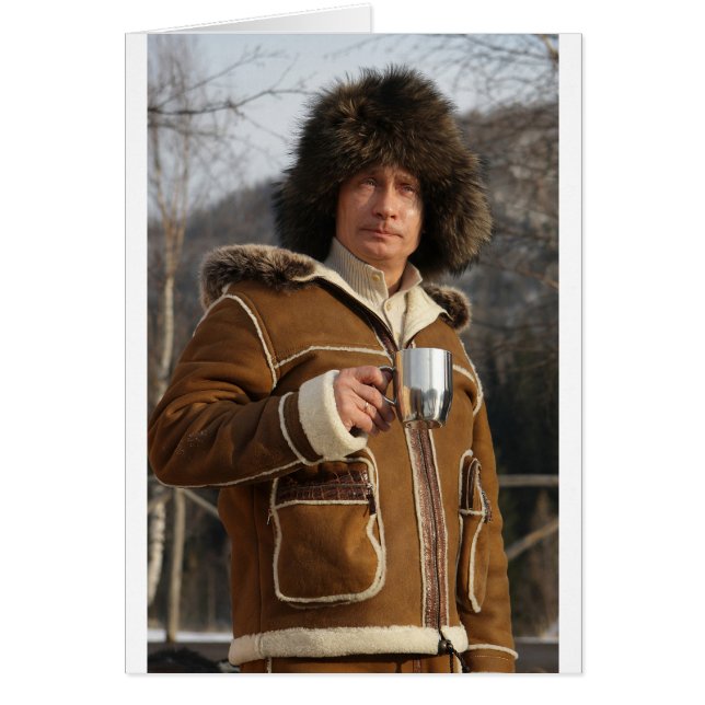 Cartão Bebendo de Putin! (Frente)