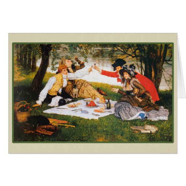 Cartão Bebendo pelo rio (Frente Horizontal)