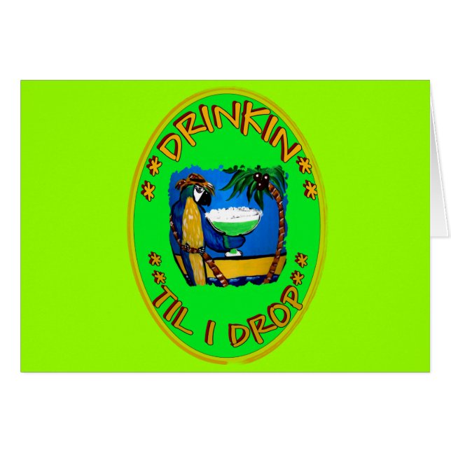 CARTÃO BEBER ATÉ EU GOSTAR (Frente Horizontal)