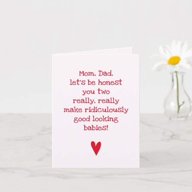 Cartão Bebês Bonitos - Citação Divertida de Aniversário (Planta pequena)