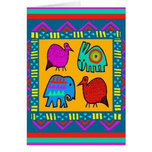 Cartão Bebidas Espirituosas Tribais