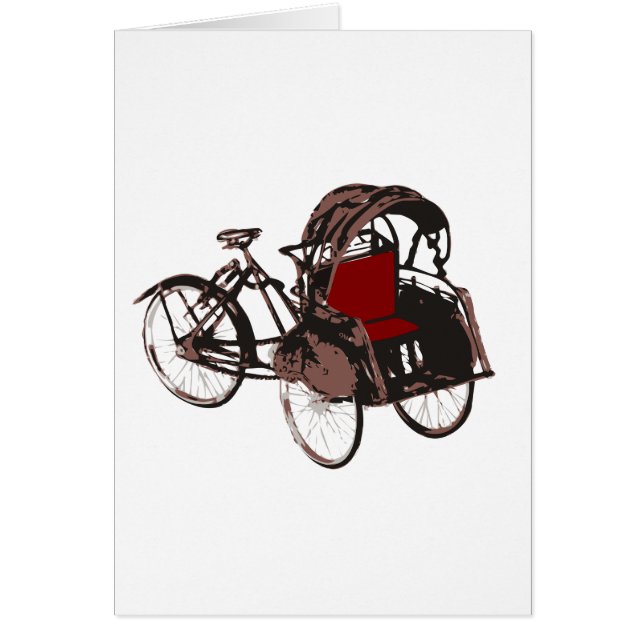 Cartão Becak (Frente)