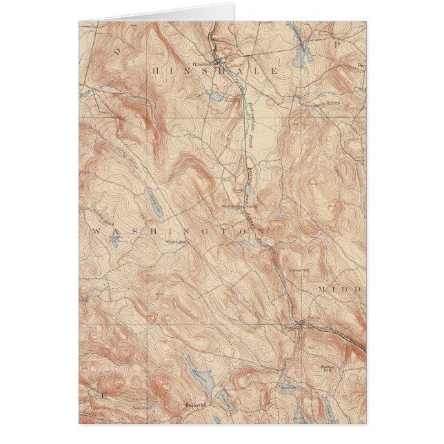 Cartão Becket, Massachusetts (Frente)