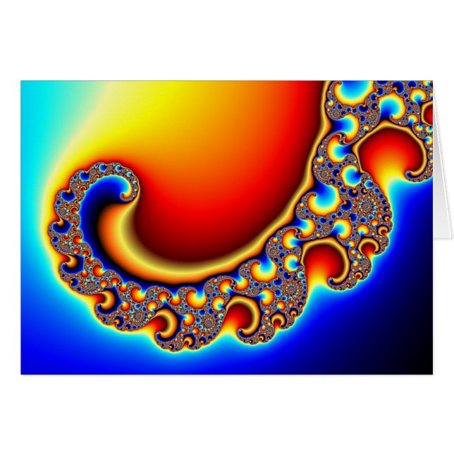 Cartão Beckoning - Fractal (Frente Horizontal)