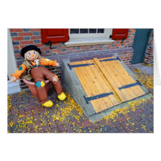 Cartão Beco histórico do Elfreth de Philadelphfia na