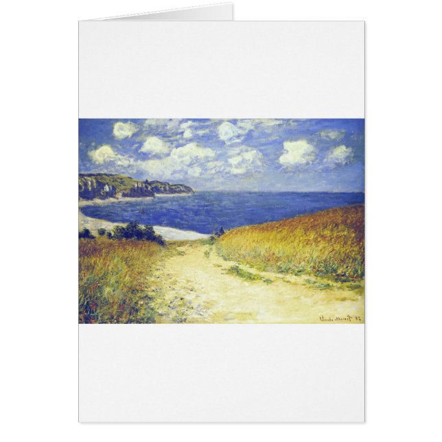 Cartão Beco perto de Pourville (Frente)