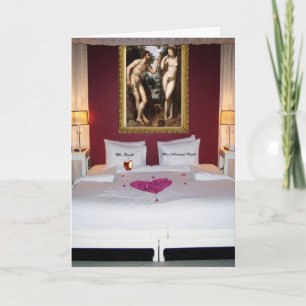 Cartão Bedfellows estranhos