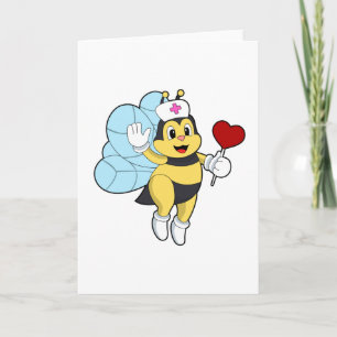 Cartão Bee as Nurse with Heart.PNG