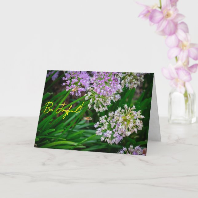 Cartão Bee Joyful: Encouragement Card (Orquídea)