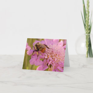 Cartão Bee on Flower
