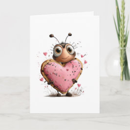 Cartão Bee Valentine's Day Card