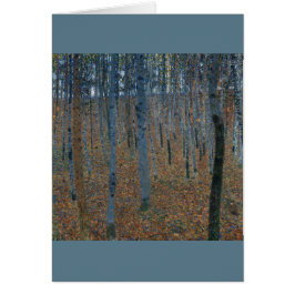 Cartão Beech Grove I Gustav Klimt