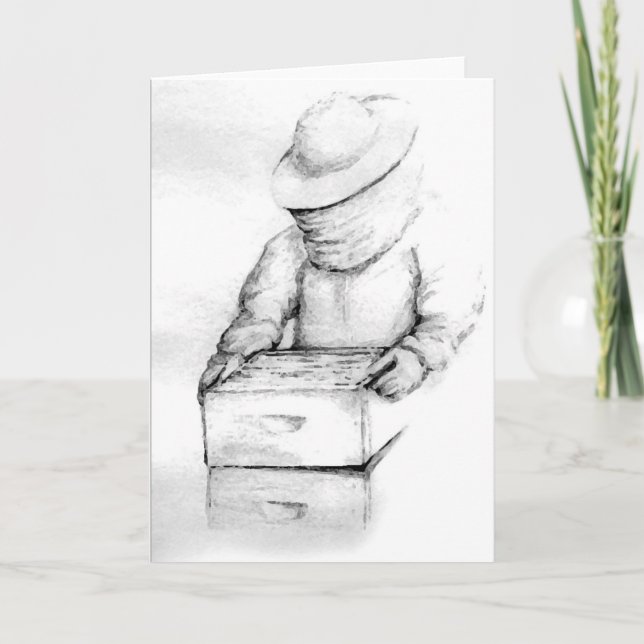 Cartão Beekeeper Note Card (Frente)