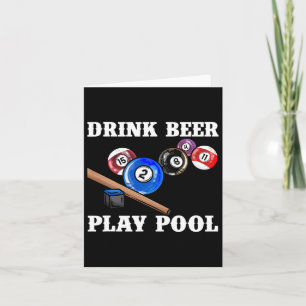 Cartão Beer Beer Jogar Piscina I Piscina Engraçada Jogado