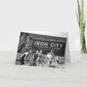 Cartão Beer Billboard, 1938