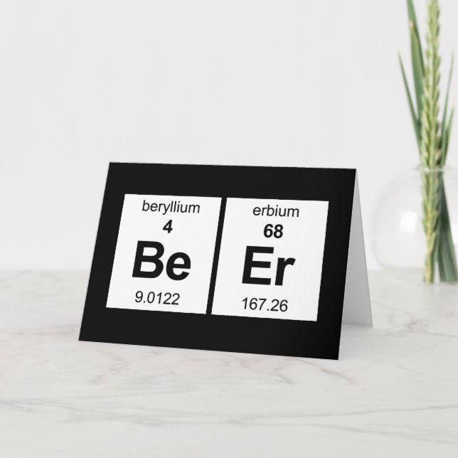 Cartão BeEr Periodic Table (Frente)
