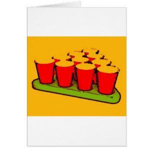 Cartão Beer Pong