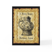 Beery Happy Birthday - Vintage à Caneca de cerveja