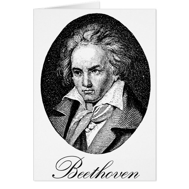 Cartão Beethoven (Frente)