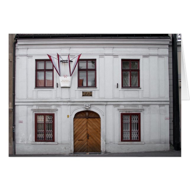 Cartão Beethoven - Grillparzer Haus (Frente Horizontal)